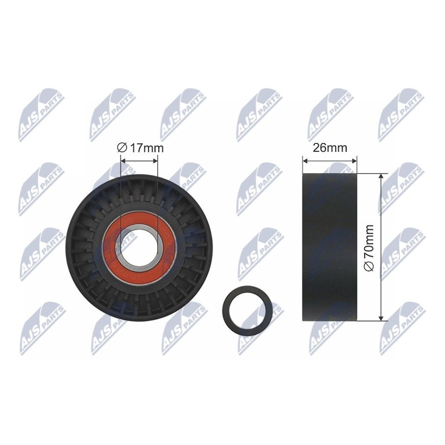 GALET TENDEUR COURROIES DE DISTRIBUTION BMW 1 (E81)