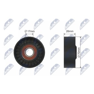 GALET TENDEUR COURROIES DE DISTRIBUTION MW 5 (E60)