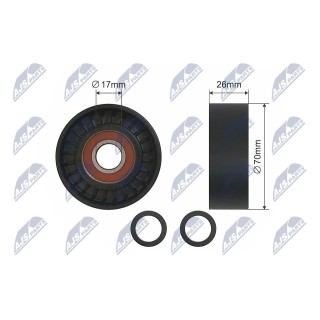 GALET TENDEUR COURROIES DE DISTRIBUTION BMW 3 (E46) 2.0D 09.01-07.06