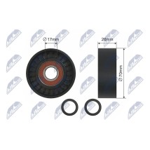 GALET TENDEUR COURROIES DE DISTRIBUTION BMW 3 (E46) 2.0D 09.01-07.06