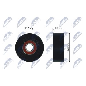 GALET TENDEUR COURROIES DE DISTRIBUTION CHRYSLER VOYAGER 3.3