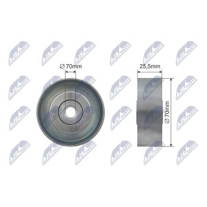 GALET TENDEUR COURROIES DE DISTRIBUTION JEEP 2.8CRDI WRANGLER 07-
