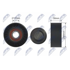 GALET TENDEUR COURROIES DE DISTRIBUTION FORD TRANSIT TT9 06-13
