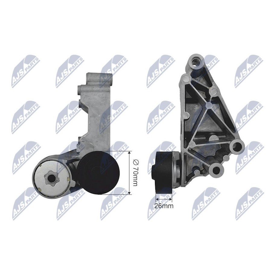 TENDEUR DE COURROIE POLY-V FORD FOCUS 98-04