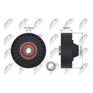 GALET TENDEUR COURROIES DE DISTRIBUTION ALFA ROMEO 147
