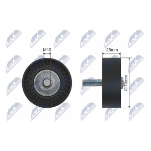 GALET TENDEUR COURROIES DE DISTRIBUTION ALFA ROMEO 159
