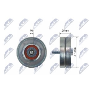 GALET TENDEUR COURROIES DE DISTRIBUTION CITROEN JUMPER