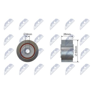 GALET TENDEUR COURROIES DE DISTRIBUTION CITROEN JUMPER