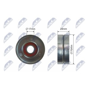 GALET TENDEUR COURROIES DE DISTRIBUTION HYUNDAI ACCENT II