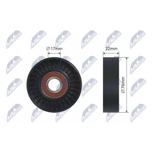 GALET TENDEUR COURROIES DE DISTRIBUTION HYUNDAI TERRACAN; KIA CARNIVAL I