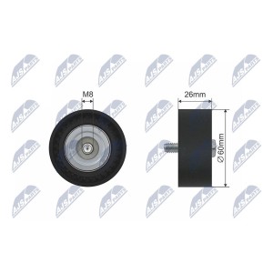 GALET TENDEUR COURROIES DE DISTRIBUTION LAND ROVER FREELANDER 2