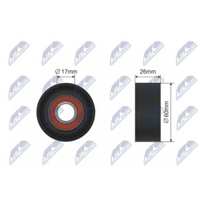 GALET TENDEUR COURROIES DE DISTRIBUTION PEUGEOT 406 1.9D
