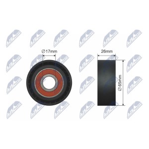 GALET TENDEUR COURROIES DE DISTRIBUTION CHEVROLET AVEO