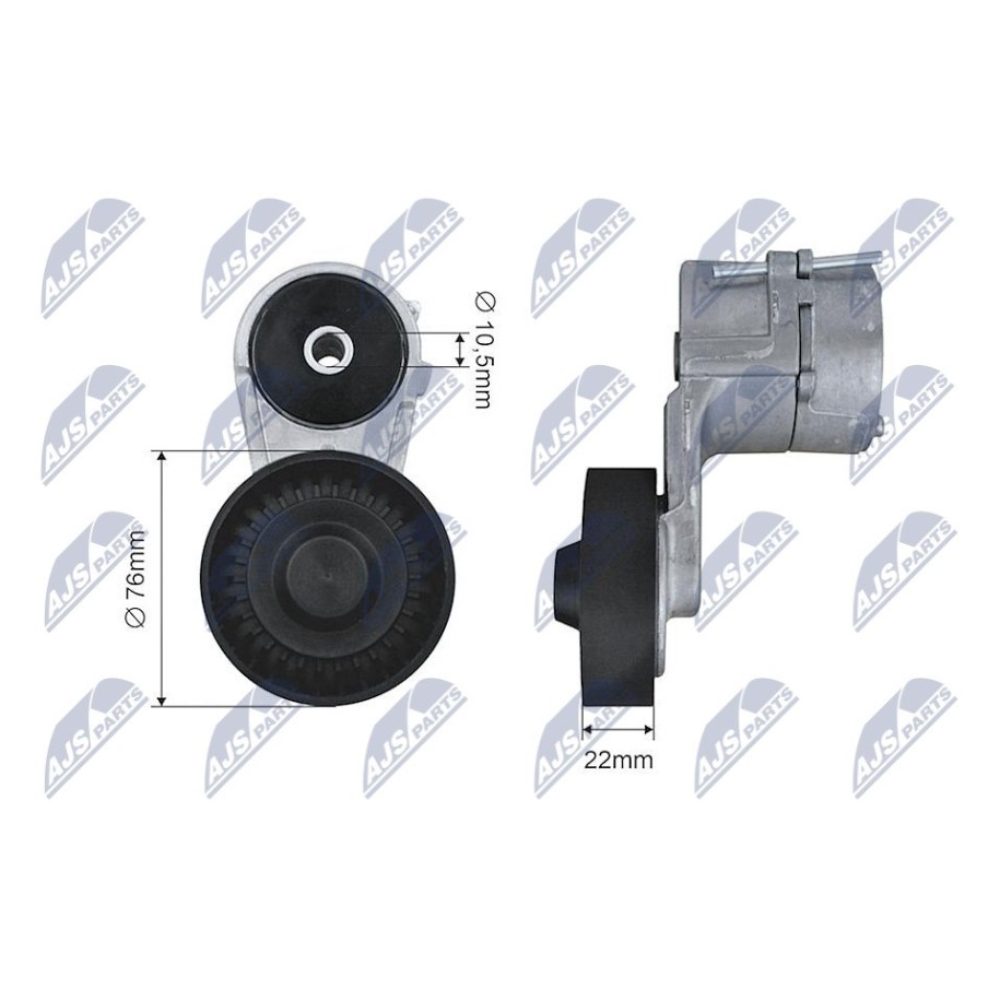 TENDEUR DE COURROIE POLY-V CHEVROLET LACETTI/NUBIRA 05->