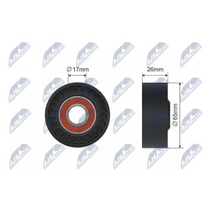 GALET TENDEUR COURROIES DE DISTRIBUTION RENAULT CLIO 1.5DCI 2001-
