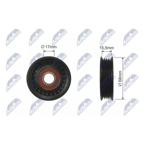 GALET TENDEUR COURROIES SUBARU IMPREZA G10/G11 92-07