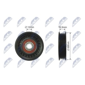 GALET TENDEUR COURROIES DE DISTRIBUTION TOYOTA COROLLA 91-02