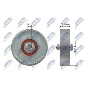 GALET TENDEUR COURROIES TOYOTA YARIS 1.0/1.3 04.99-11.10
