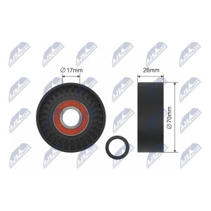 GALET TENDEUR COURROIES DE DISTRIBUTION TOYOTA AVENSIS 97-08
