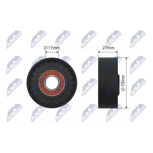 GALET TENDEUR COURROIES DE DISTRIBUTION TOYOTA RAV4 05-13