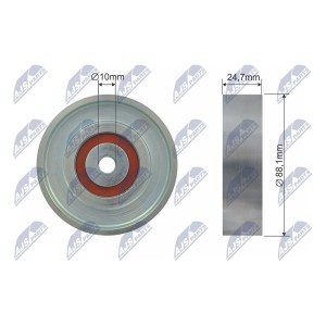 GALET TENDEUR COURROIES DE DISTRIBUTION TOYOTA YARIS 1.0/1.3 04.99-11.10