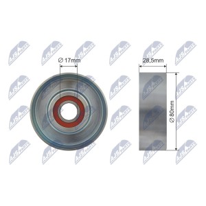 GALET TENDEUR COURROIES DE DISTRIBUTION VOLVO S80 II 07-16