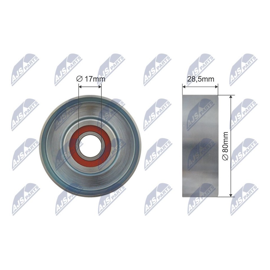 GALET TENDEUR COURROIES DE DISTRIBUTION VOLVO S80 II 07-16