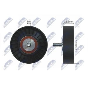 GALET TENDEUR COURROIES DE DISTRIBUTION VW CORRADO