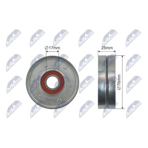 GALET TENDEUR COURROIES DE DISTRIBUTION AUDI 80