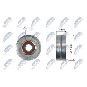 GALET TENDEUR COURROIES DE DISTRIBUTION SEAT LEON