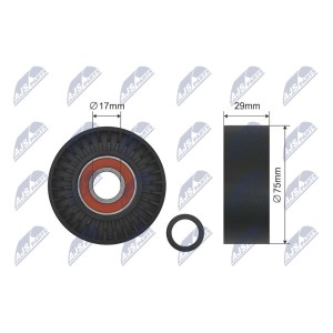 GALET TENDEUR COURROIES DE DISTRIBUTION VW CRAFTER 30-35