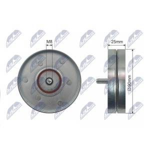 GALET TENDEUR COURROIES DE DISTRIBUTION AUDI A4