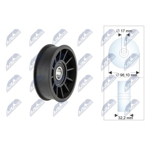 GALET TENDEUR COURROIES DE DISTRIBUTION CHRYSLER VOYAGER 2.4/3.0/3.8 2000-/PRZY POMPIE WSPOMAGANIA/