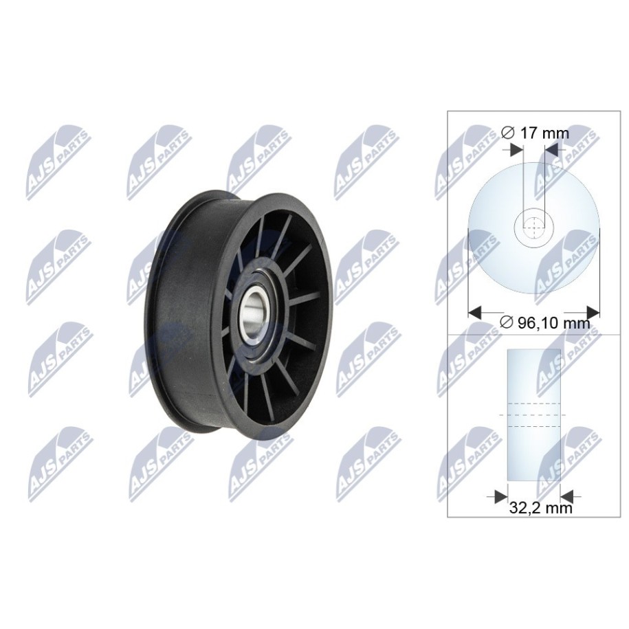 GALET TENDEUR COURROIES DE DISTRIBUTION CHRYSLER VOYAGER 2.4/3.0/3.8 2000-/PRZY POMPIE WSPOMAGANIA/