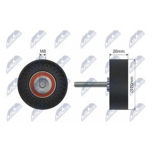GALET TENDEUR COURROIES DE DISTRIBUTION FORD FOCUS II CB4 08-11