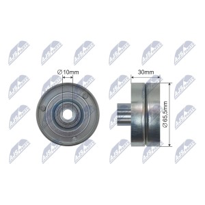 GALET TENDEUR COURROIES DE DISTRIBUTION FORD TRANSIT TT9 06-13