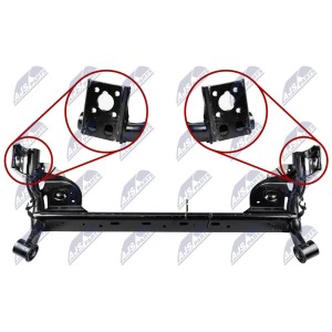 BARRE DE SUSPENSION ARRIERE DACIA SANDERO 12-