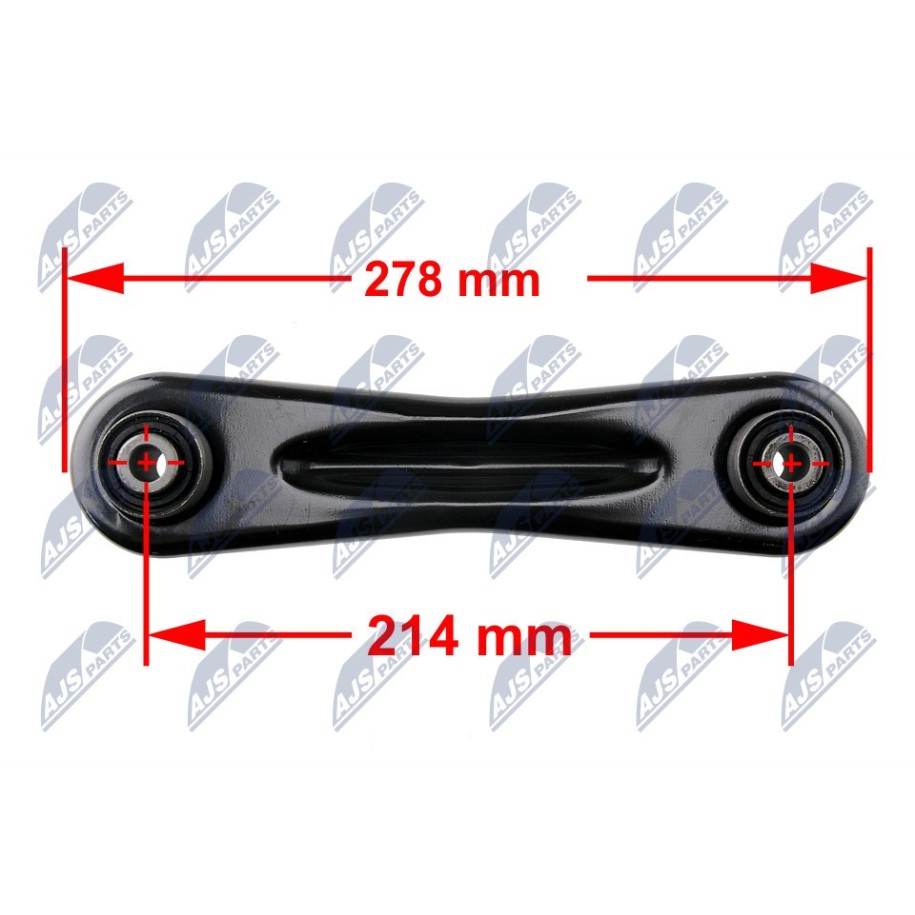 BRAS DE SUSPENSION ARRIERE FORD MONDEO 00-07 DŁ. CAŁKOWITA 278MM.