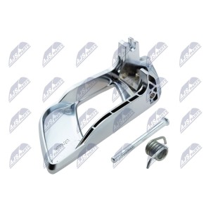 POIGNEE DE PORTE INTERNE FORD RANGER 2012-2021/STRONA: DROITE AVANT ET ARRIERE-SREBRNO SZARA/
