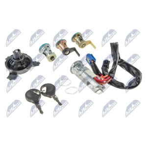 ENSEMBLE D'INSERT DE SERRURE PEUGEOT 206 1998-/WKŁADKA DRZWI PRZEDNICH LEWYCH I DROITE