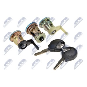 KIT D'INSERTION DE SERRURE DE PORTE/COFFRE PEUGEOT 206/206+/206SW/206CC 1998-/WKŁADKA DRZWI PRZEDNICH LEWYCH I PRAWYCH