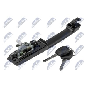 POIGNEE EXTERIEUR PORTE D'ENTREE VW PASSAT (B3/B4) 1.6-2.8 88-97 / AVANT DROITE Z KLUCZEM /
