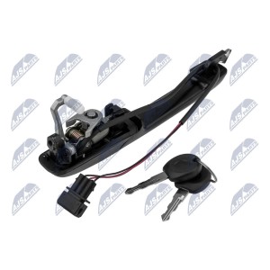 POIGNEE EXTERIEUR PORTE D'ENTREE VW PASSAT B4 93-97 /AVANT GAUCHE Z KLUCZEM /