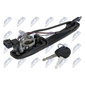 POIGNEE EXTERIEUR PORTE D'ENTREE VW PASSAT B4 93-97 / AVANT DROITE Z KLUCZEM /